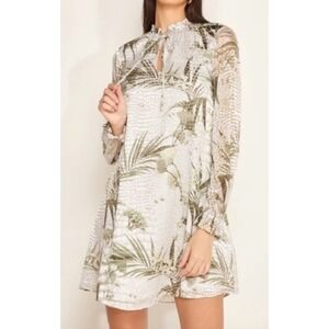 Ted Baker Glimmah Burnout Swing Dress